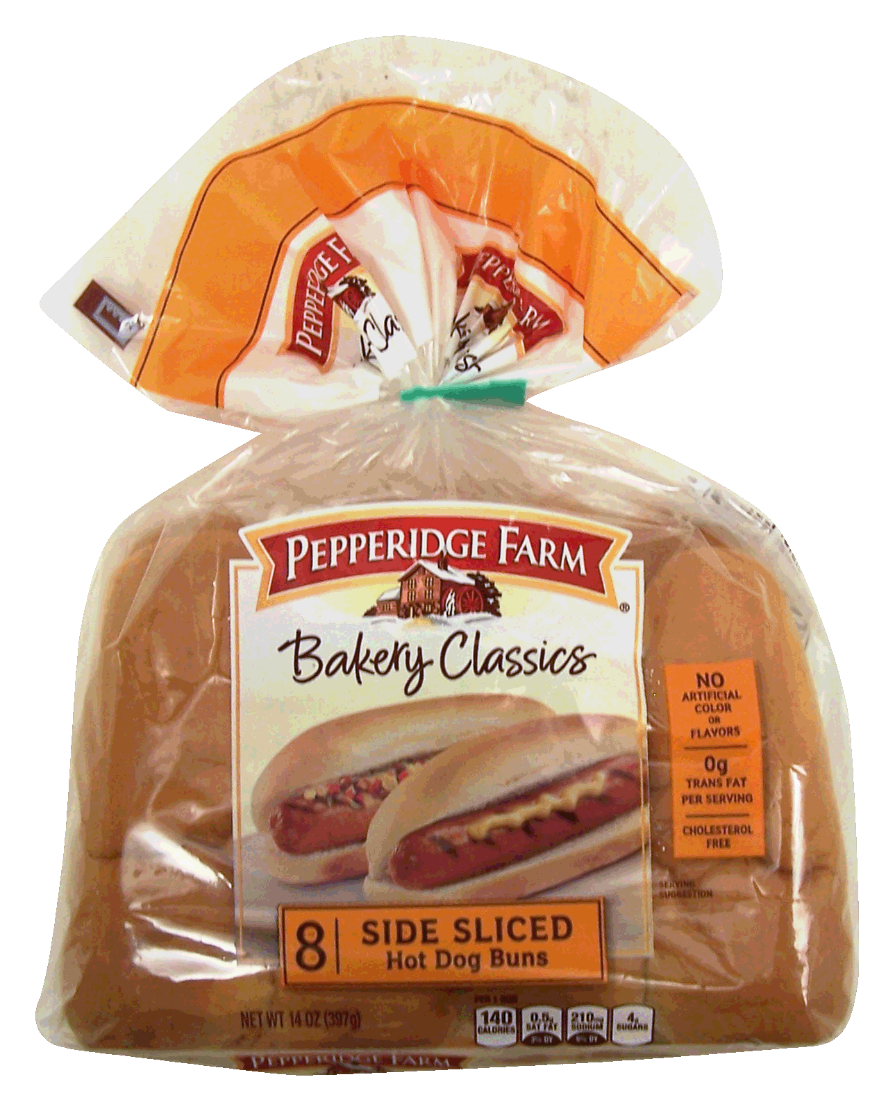 Pepperidge Farm Bakery Classics side sliced hot dog buns, 8 count Full-Size Picture